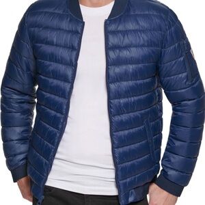 Guess Navy Puffer Jacket for Men